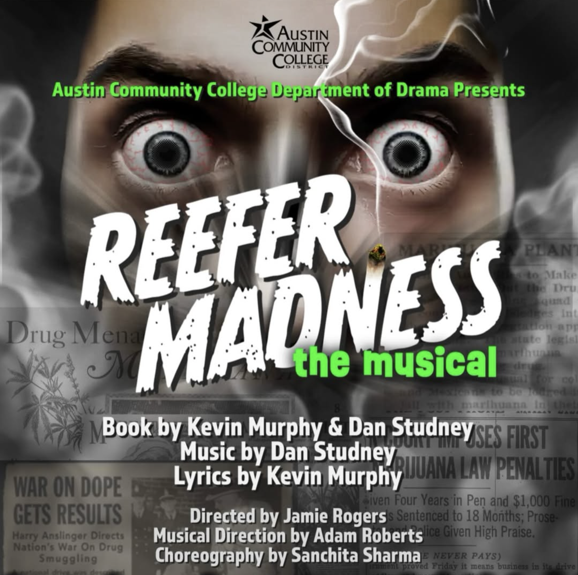 Reefer Madness production promotional flyer