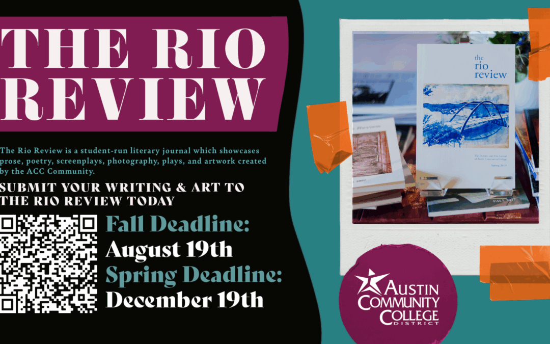 Rio Review: Call for Writing and Art submissions- Deadline for Fall 2024 is August 19th